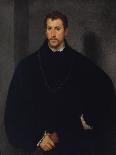 Portrait of an Unknown Man (The Man with Grey Eyes, or The Englishman)-Titian-Framed Giclee Print