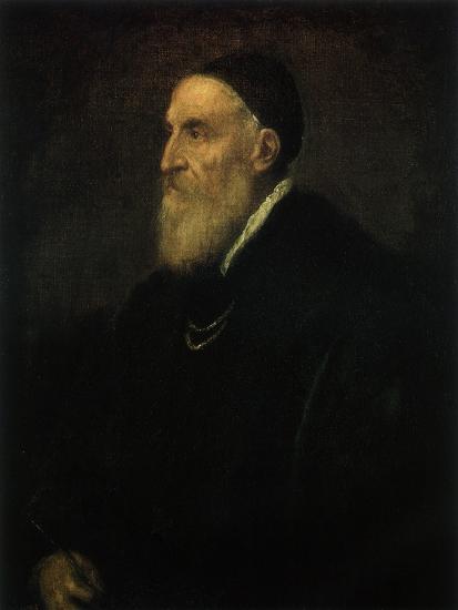 'Titian Self-Portrait, 1572' Giclee Print - Titian (Tiziano Vecelli ...