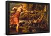 Titian The Death of Actaeon Art Print Poster-null-Framed Poster