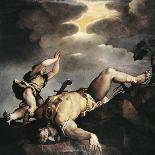 Abraham Sacrificing Isaac-Titian (Tiziano Vecelli)-Giclee Print