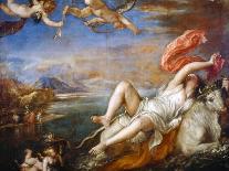 Venus and Adonis-Titian (Tiziano Vecelli)-Giclee Print