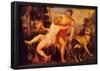 Titian Venus and Adonis Art Print Poster-null-Framed Poster