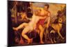 Titian Venus and Adonis Art Print Poster-null-Mounted Poster