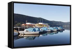 Titisee Lake, Titisee-Neustadt, Black Forest, Baden Wurttemberg, Germany, Europe-Markus Lange-Framed Stretched Canvas