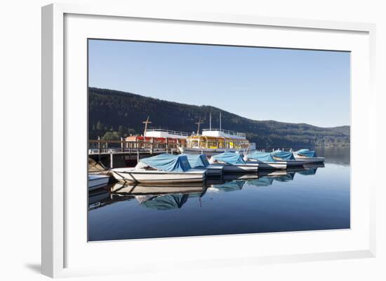 Titisee Lake, Titisee-Neustadt, Black Forest, Baden Wurttemberg, Germany, Europe-Markus Lange-Framed Photographic Print