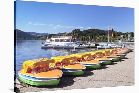 Titisee, Titisee Neustadt, Black Forest, Baden-Wurttemberg, Germany-Markus Lange-Stretched Canvas