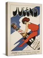 Title of the Magazine Jugend 1897-Plakatkunst-Stretched Canvas