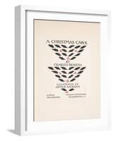 Title Page - a Christmas Carol, 1915-Arthur Rackham-Framed Giclee Print