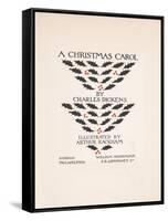 Title Page - a Christmas Carol, 1915-Arthur Rackham-Framed Stretched Canvas