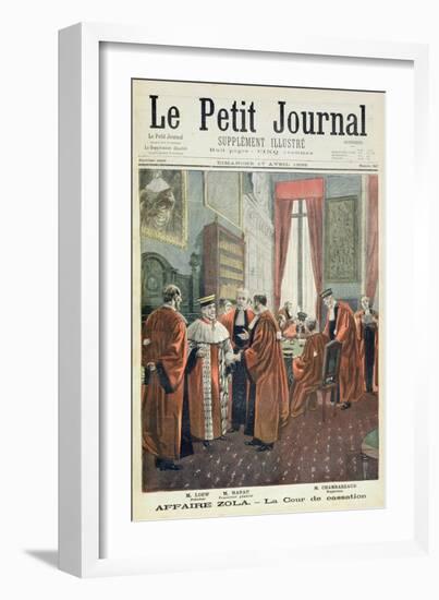 Title Page Depicting the Court of Cassation with Mr. Loew-Fortune Louis Meaulle-Framed Giclee Print