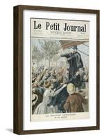 Title Page Depicting the Meeting with Deroulede from the Illustrated Supplement of Le Petit Journal-Fortune Louis Meaulle-Framed Giclee Print