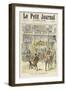 Title Page Depicting the Mid-Lent Parade in Front of the Petit Journal Offices from the Illustrated-Henri Meyer-Framed Premium Giclee Print