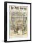 Title Page Depicting the Mid-Lent Parade in Front of the Petit Journal Offices from the Illustrated-Henri Meyer-Framed Premium Giclee Print