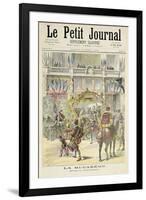 Title Page Depicting the Mid-Lent Parade in Front of the Petit Journal Offices from the Illustrated-Henri Meyer-Framed Giclee Print