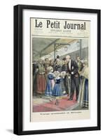 Title Page Depicting the Presidential Trip of Felix Faure to Britain from the Illustrated Supplemen-Fortune Louis Meaulle-Framed Giclee Print
