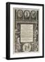 Title Page for Collected Works of Lucius Annaeus Seneca-null-Framed Giclee Print