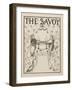 Title Page For No.1 Of the Savoy""-Aubrey Beardsley-Framed Giclee Print