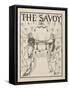 Title Page For No.1 Of the Savoy""-Aubrey Beardsley-Framed Stretched Canvas