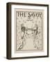 Title page for No1 of The Savoy from a book of fifty drawings, 1897 drawing-Aubrey Beardsley-Framed Giclee Print