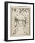 Title page for No1 of The Savoy from a book of fifty drawings, 1897 drawing-Aubrey Beardsley-Framed Giclee Print