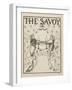 Title page for No1 of The Savoy from a book of fifty drawings, 1897 drawing-Aubrey Beardsley-Framed Giclee Print