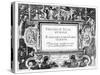 Title-Page for 'Theatrum Vitae Humanae', Engraved by Johannes Wierix (1549-C.1618)-Hans Vredeman de Vries-Stretched Canvas