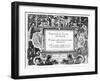 Title-Page for 'Theatrum Vitae Humanae', Engraved by Johannes Wierix (1549-C.1618)-Hans Vredeman de Vries-Framed Giclee Print