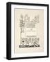Title Page, from Alice's Adventures in Wonderland, by Lewis Carroll, Pub.1907 (Litho)-Arthur Rackham-Framed Giclee Print