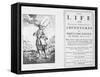 Title Page from Robinson Crusoe by Daniel Defoe-null-Framed Stretched Canvas