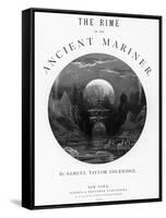 Title Page from 'The Rime of the Ancient Mariner' by S.T. Coleridge, Published by Harper and Brothe-Gustave Doré-Framed Stretched Canvas