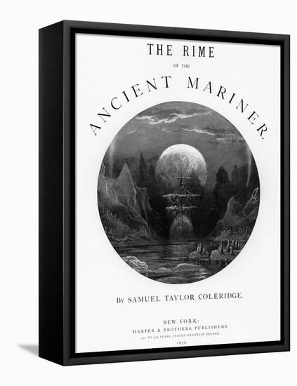 Title Page from 'The Rime of the Ancient Mariner' by S.T. Coleridge, Published by Harper and Brothe-Gustave Doré-Framed Stretched Canvas