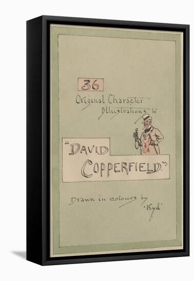 Title Page, Illustrations for 'David Copperfield', C.1920s-Joseph Clayton Clarke-Framed Stretched Canvas