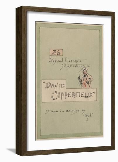 Title Page, Illustrations for 'David Copperfield', C.1920s-Joseph Clayton Clarke-Framed Giclee Print