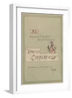 Title Page, Illustrations for 'David Copperfield', C.1920s-Joseph Clayton Clarke-Framed Giclee Print