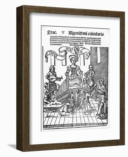 Title Page of a Music Book, 1517-null-Framed Art Print