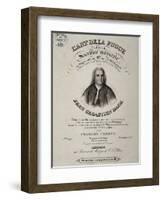 Title Page of Art of Fugue-Johann Sebastian Bach-Framed Giclee Print