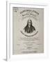 Title Page of Art of Fugue-Johann Sebastian Bach-Framed Giclee Print