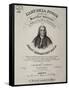 Title Page of Art of Fugue-Johann Sebastian Bach-Framed Stretched Canvas