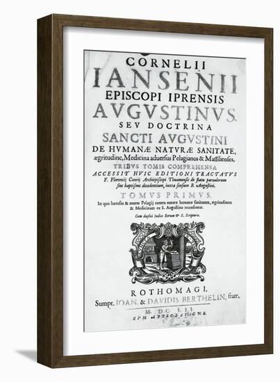 Title Page of Augustinus-Cornelius Janssen van Ceulen-Framed Giclee Print