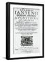 Title Page of Augustinus-Cornelius Janssen van Ceulen-Framed Giclee Print