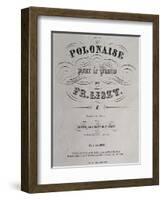 Title Page of Collection of Polish Dances-null-Framed Giclee Print