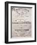 Title Page of Concertos for Pianos-Carl Maria Friedrich Ernst Von Weber-Framed Giclee Print