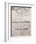 Title Page of Concertos for Pianos-Carl Maria Friedrich Ernst Von Weber-Framed Giclee Print