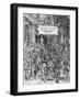 Title Page of De Humani Corporis Fabrica (Latin for on Fabric of Human Body)-Andreas Vesalius-Framed Premium Giclee Print