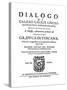 Title Page of Dialogo, by Galileo, 1632-null-Stretched Canvas