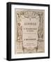 Title Page of Dinorah or Pilgrimage of Ploermel-Giacomo Meyerbeer-Framed Giclee Print