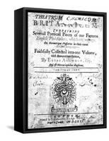 Title Page of Elias Ashmole's Theatrum Chemicum Britannicum, 1652-null-Framed Stretched Canvas