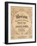 Title Page of Evening Songs-Antonin Leopold Dvorak-Framed Giclee Print