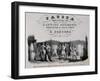 Title Page of Fausta, Opera-Gaetano Donizetti-Framed Giclee Print