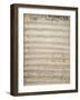 Title Page of Handwritten Score for Great Organ Mass by Franz Joseph Haydn-null-Framed Giclee Print